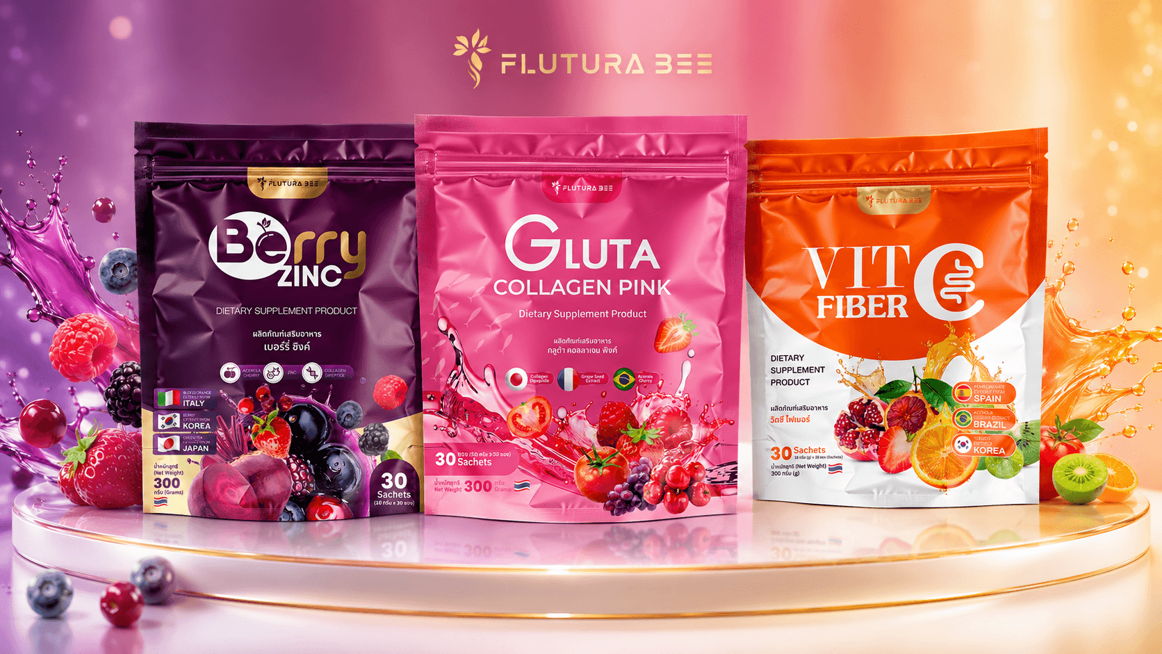 Thai supplement private label product presentation for global buyers