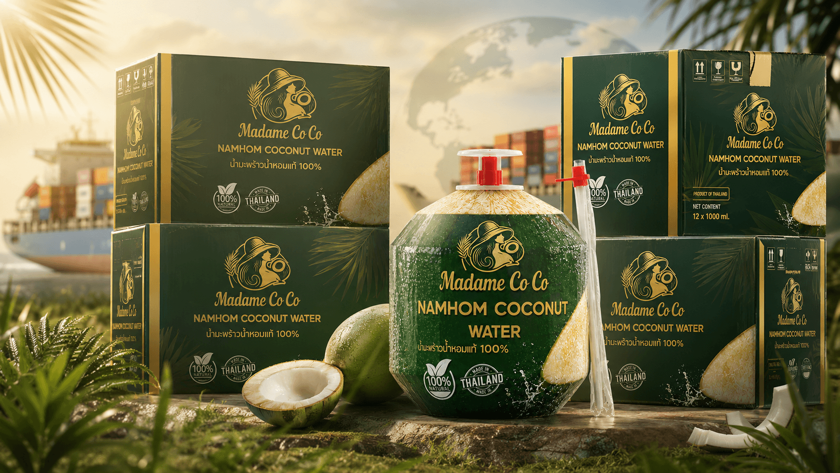 Thai coconut water wholesale export presentation for buyers