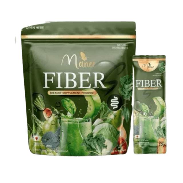 Manee Fiber Green Tea pouch and sachet