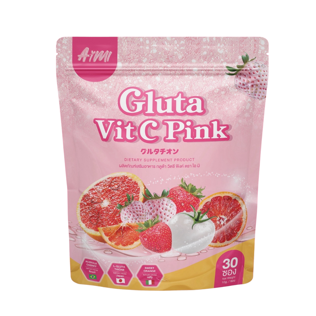 Aimi Gluta Vit C Pink product pack